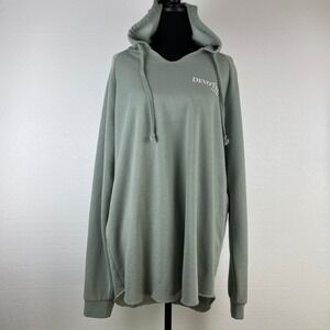 Christian Sweatshirt Hoodie Womens 2XL Olive Green Graphic 'Devoted Daniel 1:8'